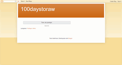 Desktop Screenshot of 100daystoraw.blogspot.com