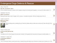 Tablet Screenshot of endangereddogs.blogspot.com