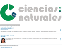 Tablet Screenshot of cienciasnaturalespjb.blogspot.com
