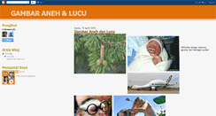 Desktop Screenshot of gambaraneh-lucu.blogspot.com