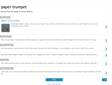 Tablet Screenshot of papertrumpet.blogspot.com