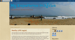 Desktop Screenshot of bec-mytimeinafrica.blogspot.com