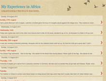 Tablet Screenshot of bec-mytimeinafrica.blogspot.com