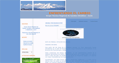 Desktop Screenshot of cambioclimaticojunin.blogspot.com
