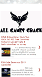 Mobile Screenshot of game-crackz.blogspot.com