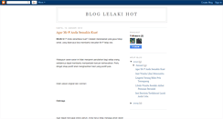 Desktop Screenshot of lelakihot.blogspot.com