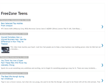 Tablet Screenshot of freezoneteens.blogspot.com