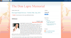 Desktop Screenshot of don-lapre-memorial.blogspot.com