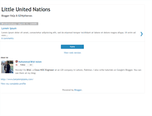 Tablet Screenshot of little-united-nations-template.blogspot.com