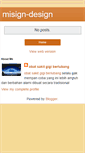Mobile Screenshot of misign-design.blogspot.com
