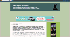 Desktop Screenshot of dancesportmalaysia.blogspot.com