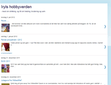 Tablet Screenshot of irylshobbyverden.blogspot.com