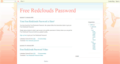 Desktop Screenshot of freeredcloudspassword.blogspot.com