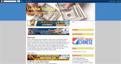 Desktop Screenshot of belajarusahaonline.blogspot.com