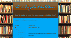 Desktop Screenshot of mrsenglishclass.blogspot.com