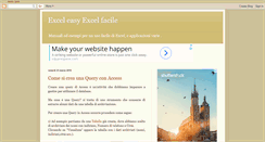 Desktop Screenshot of exceleasyexcelfacile.blogspot.com