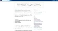 Desktop Screenshot of palestineisraelresolvingtheconflict1.blogspot.com