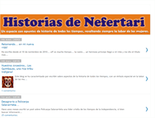 Tablet Screenshot of historiasdenefertari.blogspot.com