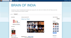 Desktop Screenshot of brainofindia.blogspot.com