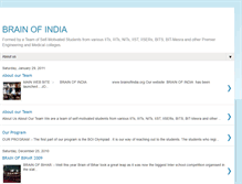 Tablet Screenshot of brainofindia.blogspot.com
