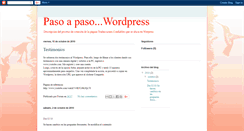 Desktop Screenshot of pasoapasowordpress.blogspot.com