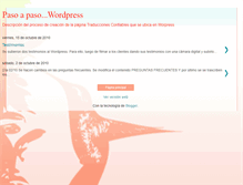 Tablet Screenshot of pasoapasowordpress.blogspot.com