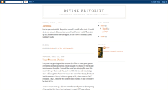 Desktop Screenshot of divinefrivolity.blogspot.com