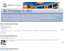 Tablet Screenshot of 3dprintinginaec.blogspot.com