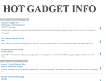 Tablet Screenshot of hotgadgetinfo.blogspot.com