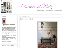 Tablet Screenshot of dreamsofmolly.blogspot.com