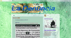 Desktop Screenshot of lalladenuncia.blogspot.com