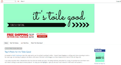 Desktop Screenshot of itstoilegood.blogspot.com