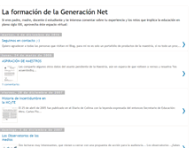 Tablet Screenshot of generacionet.blogspot.com
