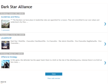 Tablet Screenshot of darkstaralliance.blogspot.com