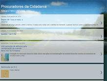 Tablet Screenshot of procuradoresdacidadania.blogspot.com