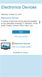 Mobile Screenshot of electronc-devices.blogspot.com