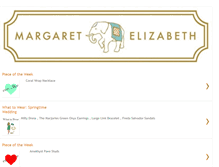 Tablet Screenshot of margaretelizabethjewelry.blogspot.com