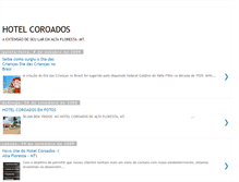 Tablet Screenshot of hotelcoroados.blogspot.com