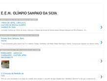 Tablet Screenshot of escolaolimpiosampaio.blogspot.com