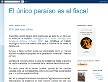 Tablet Screenshot of elunicoparaisoeselfiscal.blogspot.com