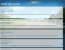 Tablet Screenshot of healthtalkjournal.blogspot.com
