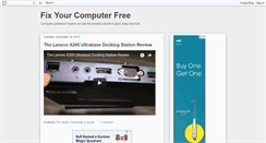 Desktop Screenshot of fixyourcomputerfree.blogspot.com