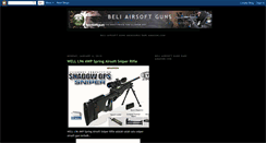 Desktop Screenshot of beliairsoftgun.blogspot.com