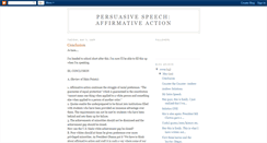 Desktop Screenshot of noaffirmativeactionspeech.blogspot.com