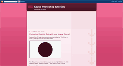 Desktop Screenshot of kazuophotoshop.blogspot.com