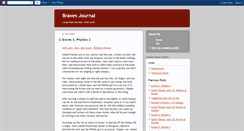 Desktop Screenshot of bravesjournal.blogspot.com