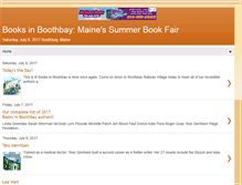 Tablet Screenshot of booksinboothbay.blogspot.com