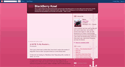 Desktop Screenshot of blackberrykewl.blogspot.com