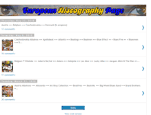 Tablet Screenshot of discographypage.blogspot.com