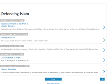 Tablet Screenshot of defending-islam.blogspot.com